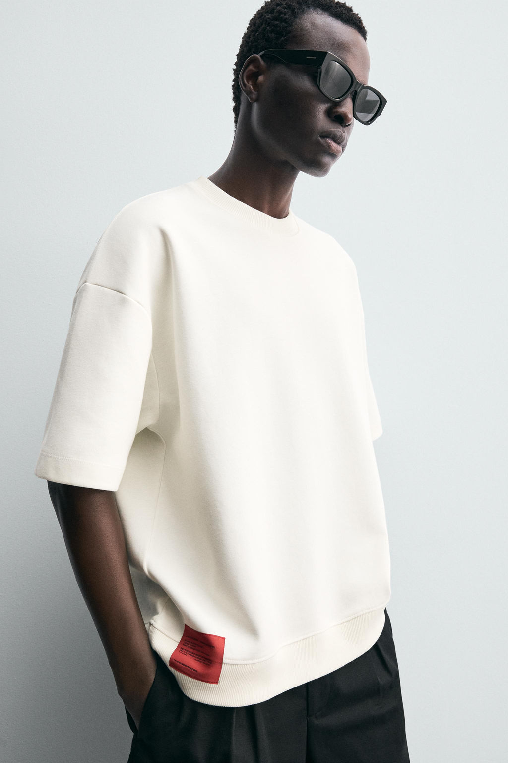 INTERLOCK TECHNICAL LABEL SWEATSHIRT - Zara фото 5