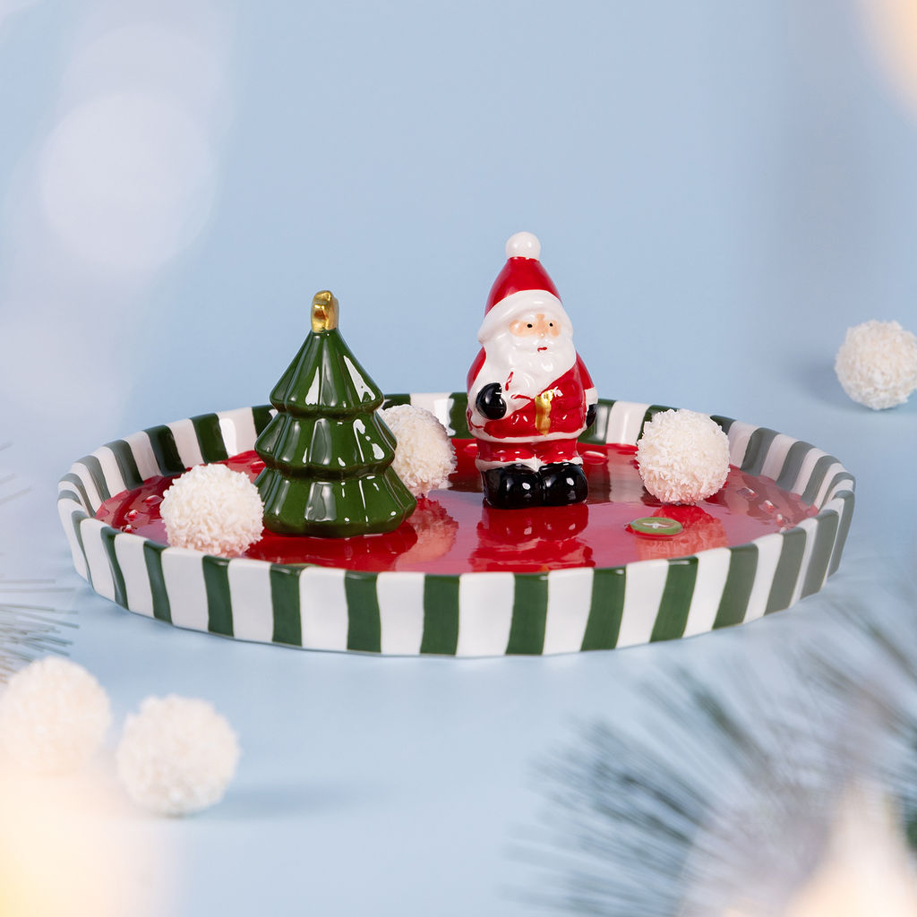 БЛЮДО СЕРВИРОВОЧНОЕ КОЛЛЕКЦИЯ CHRISTMAS GIFT 25*25*8,5 СМ