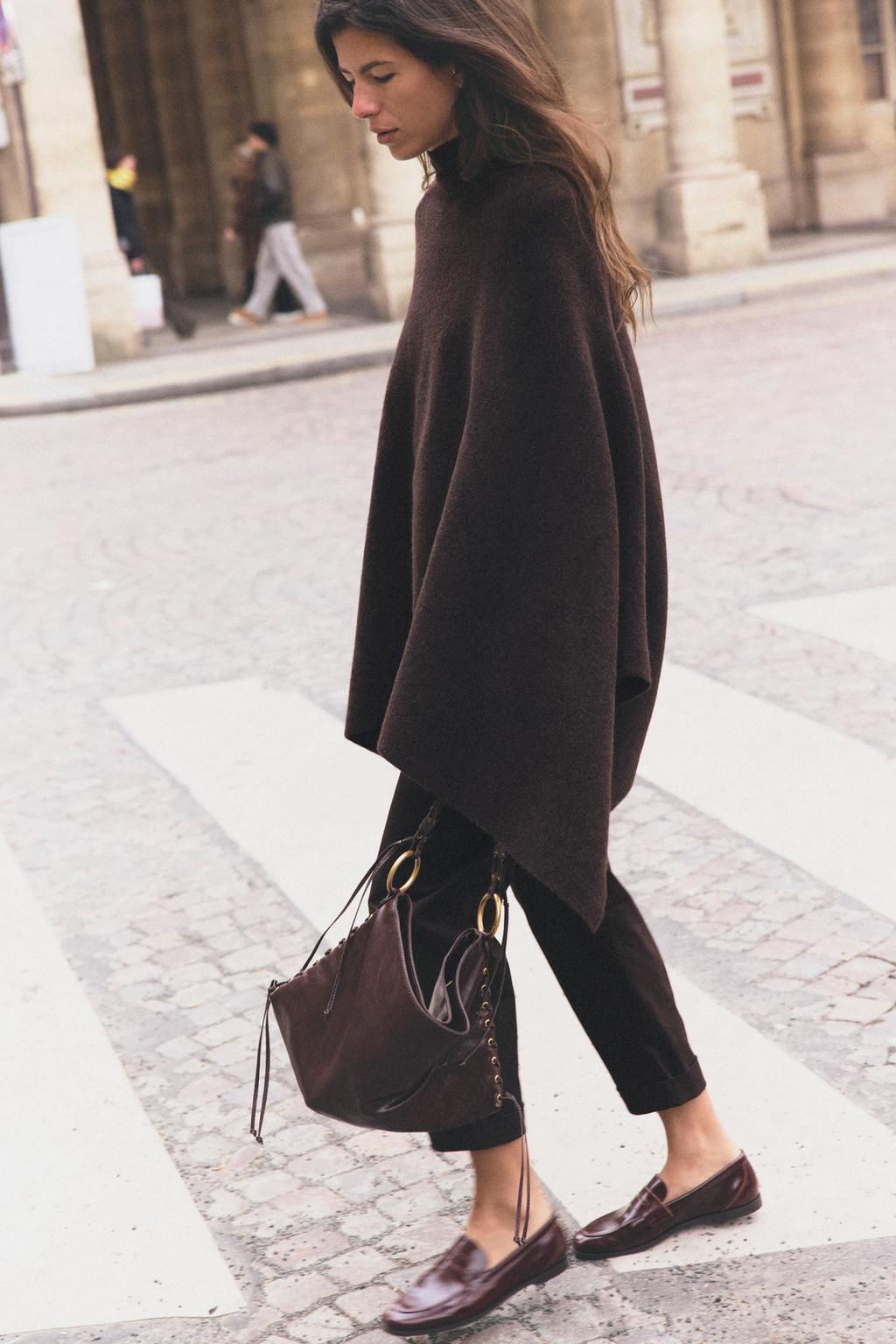 BELTED CHINO TROUSERS - Zara фото 4