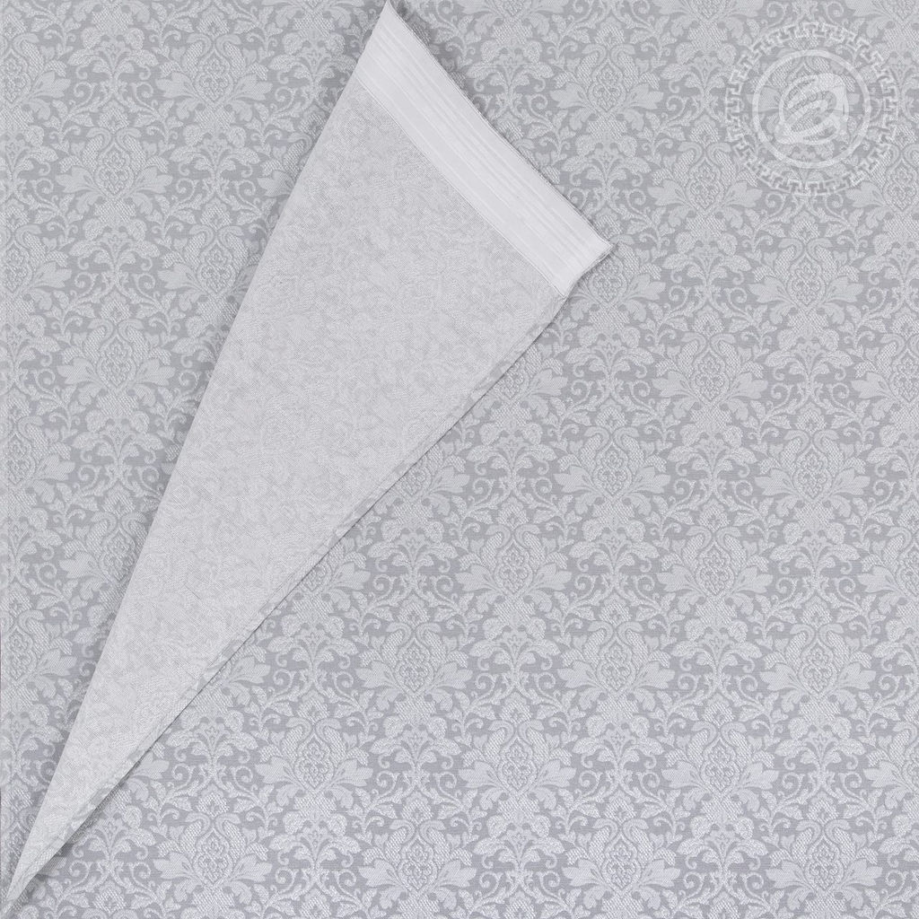 Шторы для гостиной с подхватом Вензель серый 145*260/Шторы: 1 шт.- 145*260, подхваты: 1 шт. Шторы АРТ ДИЗАЙН для гостиной  фото 4