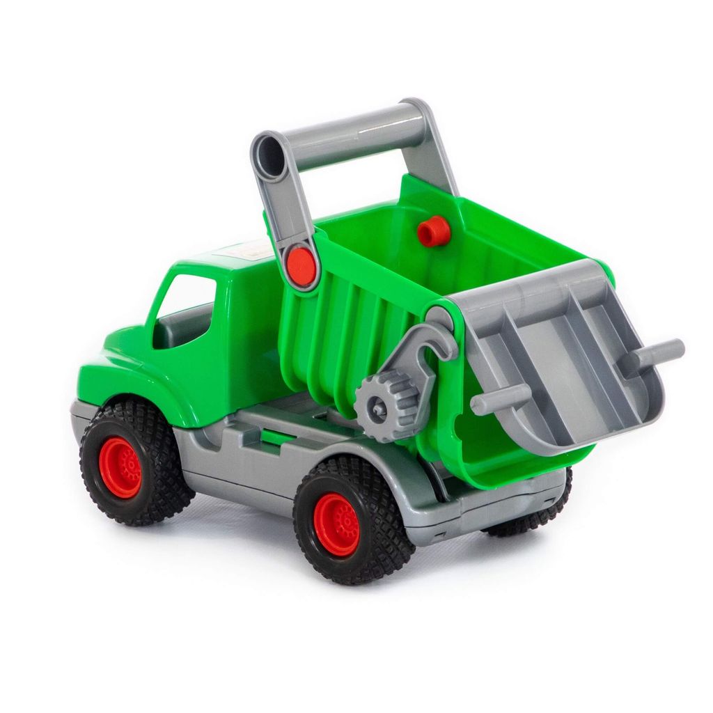 КонсТрак, автомобиль-самосвал (зелёный) (в сеточке) - Полесье фото 7