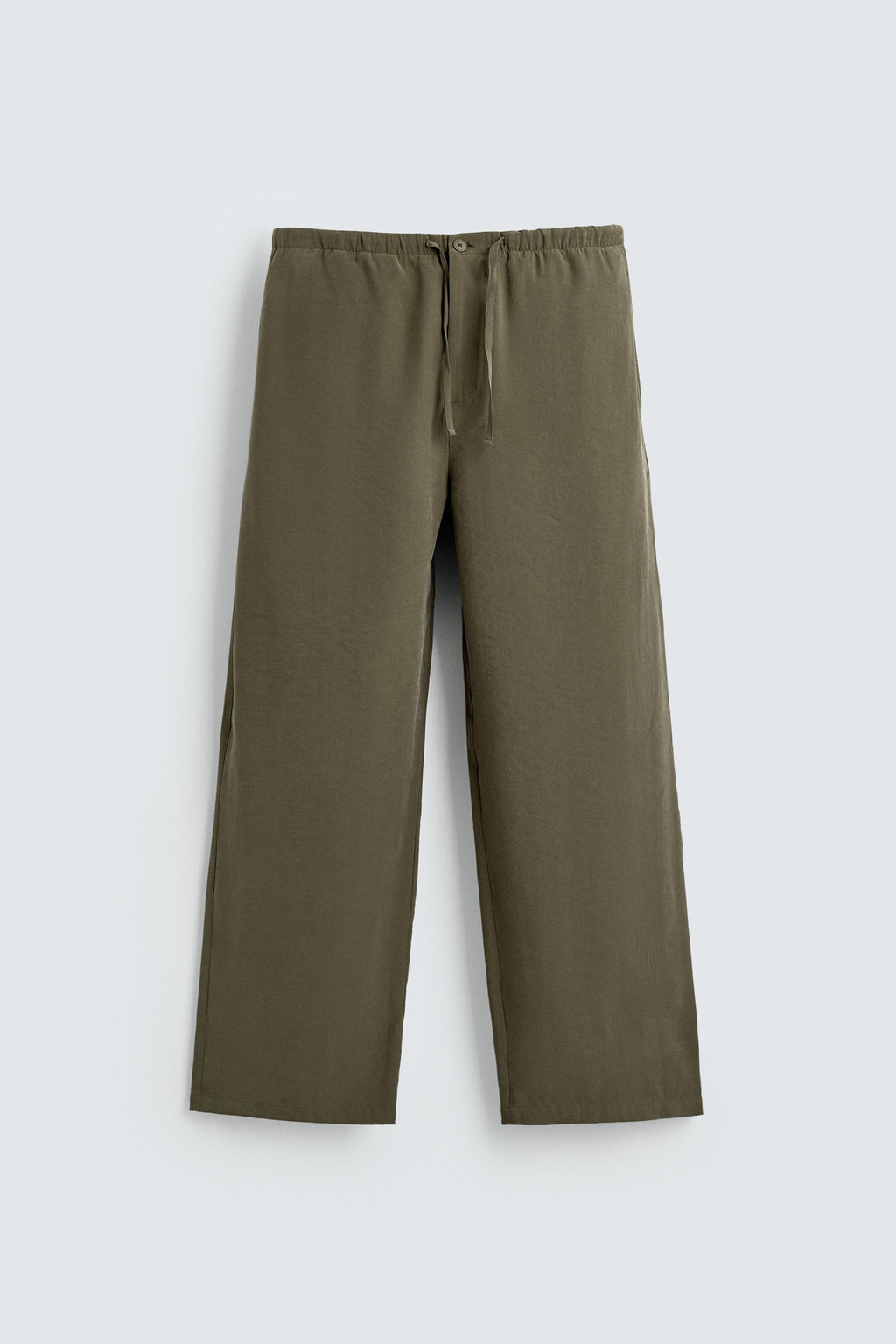 RELAXED FIT FLOWING TROUSERS - Zara фото 5