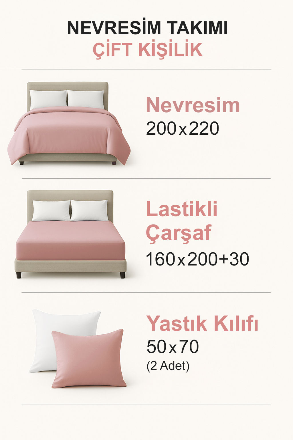 Trendyolmilla Home Cift Kisilik Kolay Utulenebilir Lastikli Carsafl? Nevresim Tak?m? 200x220cm TPHSS25CKN00009  фото 8