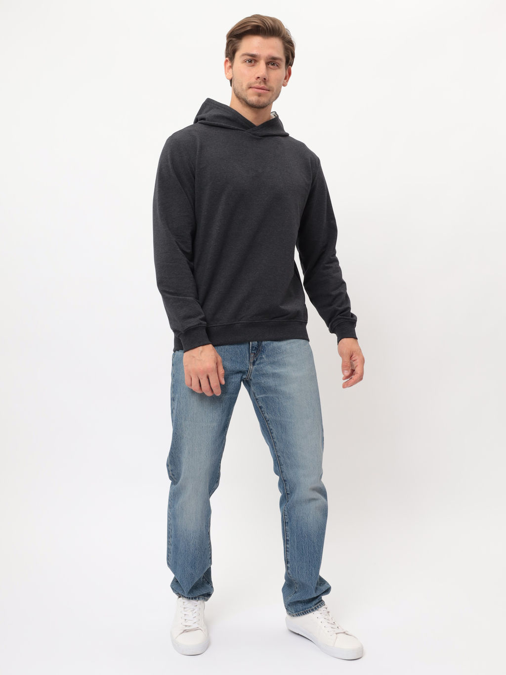 Худи мужское GREG G172-OZ02-30 (антрацит м.)  фото 2