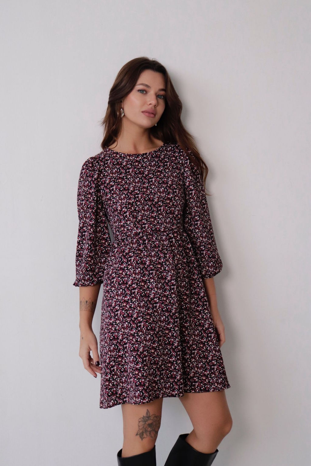 Платье с присборенной юбкой - Martichelli фото 16