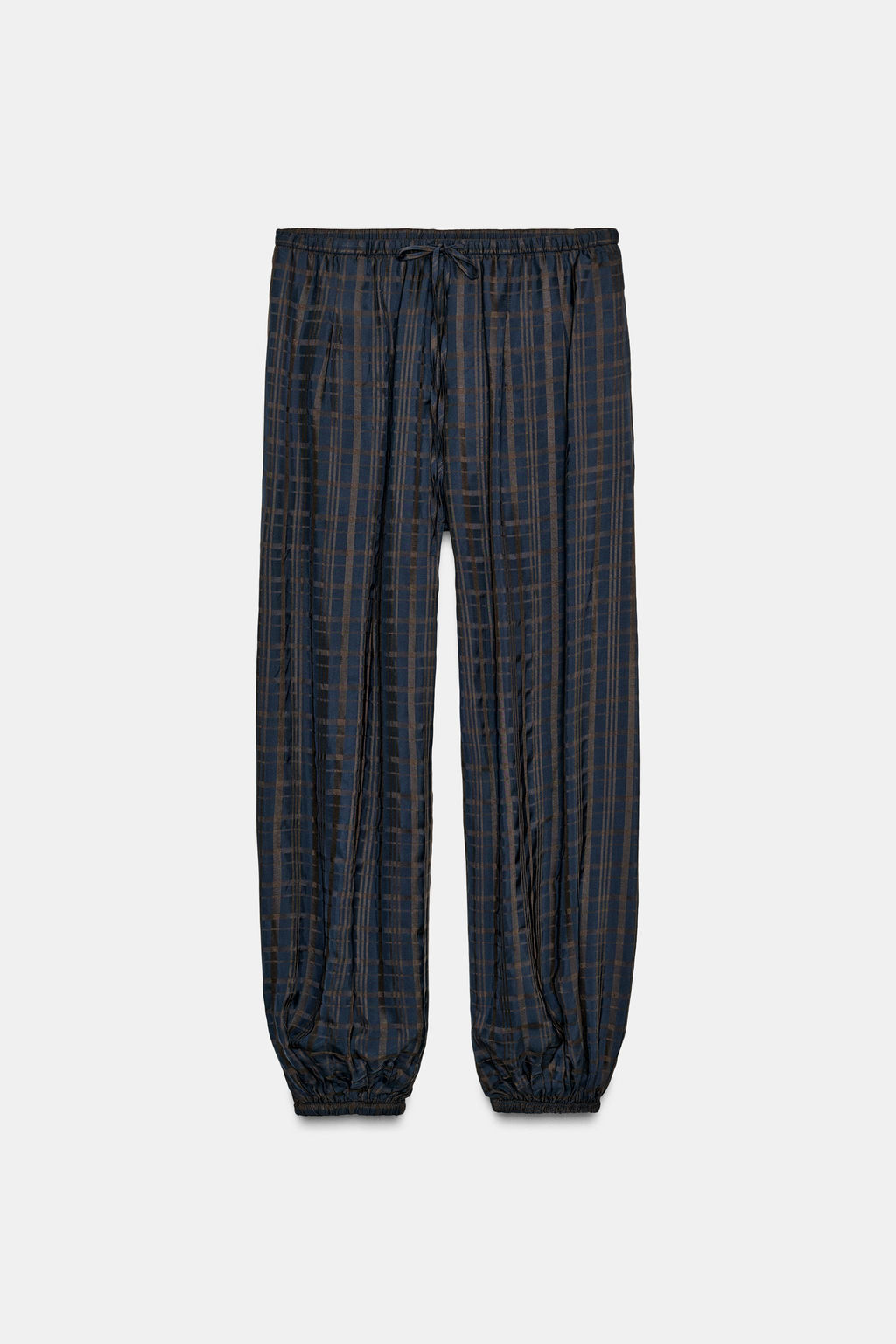 CHECKED BALLOON TROUSERS ZW COLLECTION - Zara фото 5