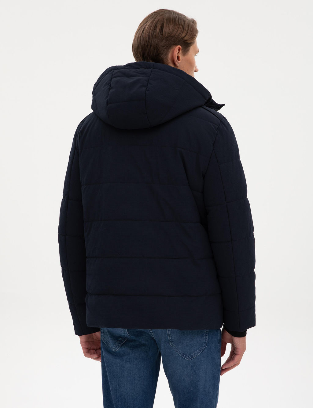 Lacivert Kap__onlu Mont - Pierre cardin фото 5