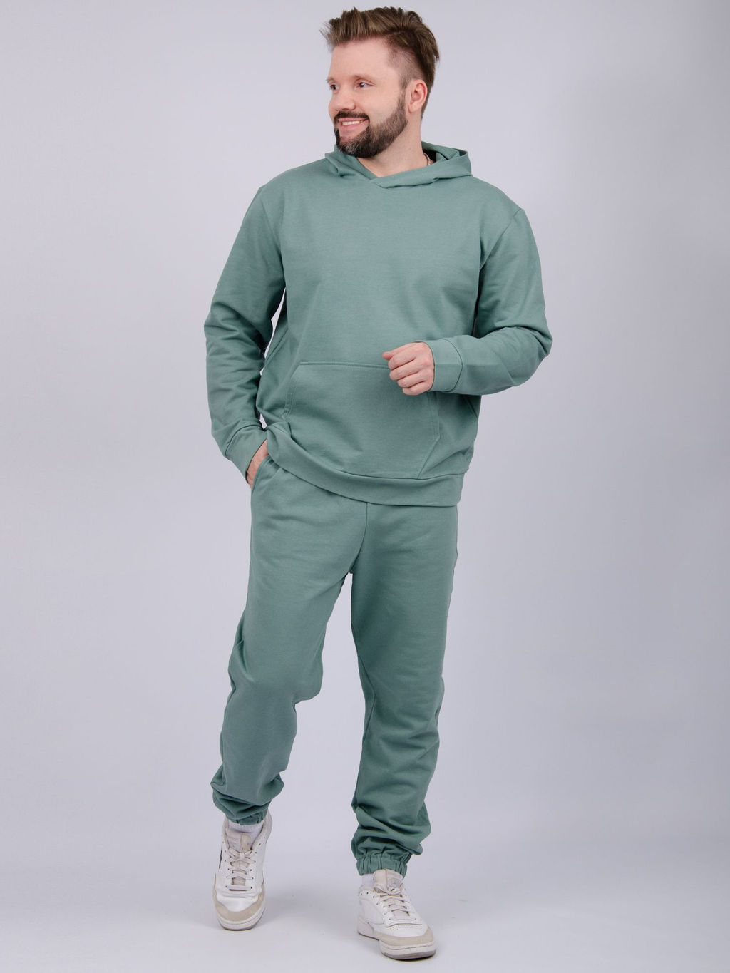 Костюм Армавир 2 полынь, футер 3-х нитка - Малина фото 3