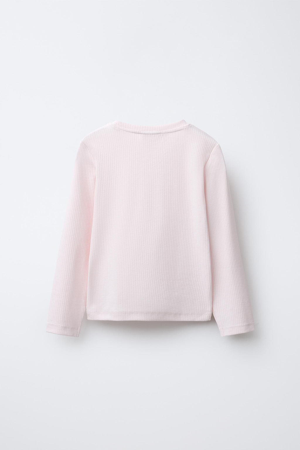 PLAIN RIBBED T-SHIRT - Zara фото 2