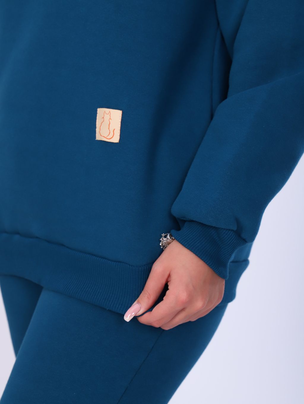 М343 Костюм Олимпия без капюшона (изумруд) - Иванушка-трикотаж фото 3