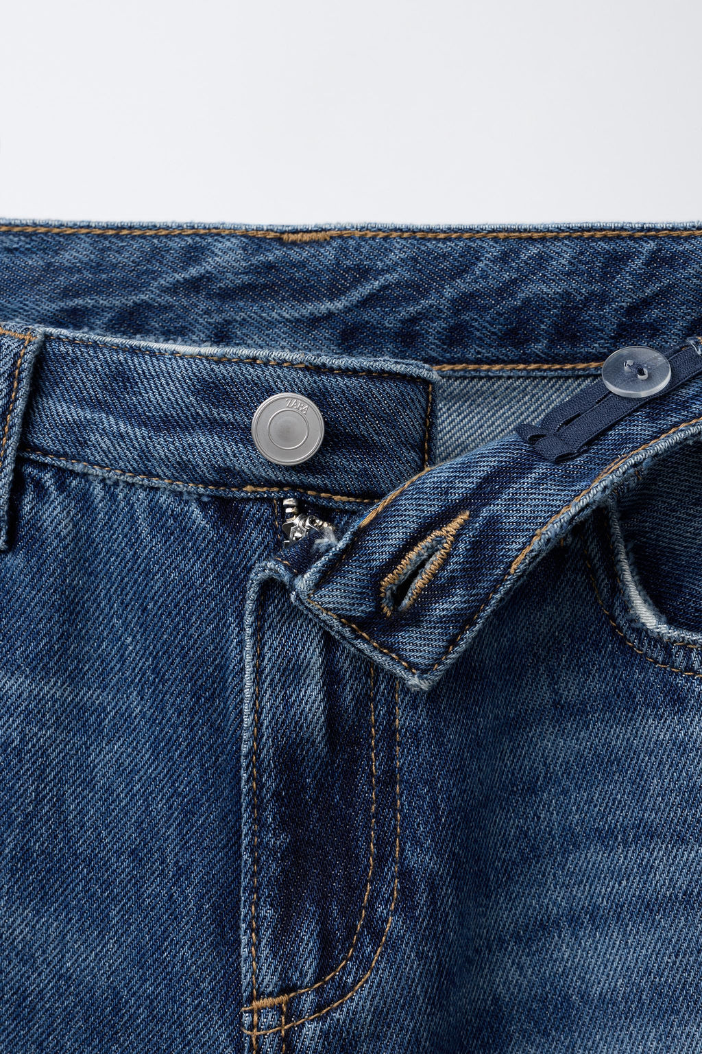 RIPPED WIDE-LEG JEANS - Zara фото 3