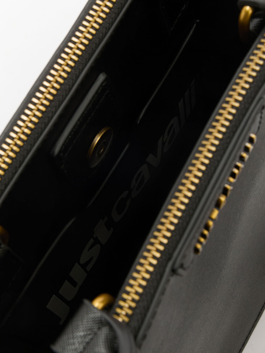 Женский тоут JUST CAVALLI JC FOULARD ICONIC LEOPARD Артикул 4107696, черный фото 4