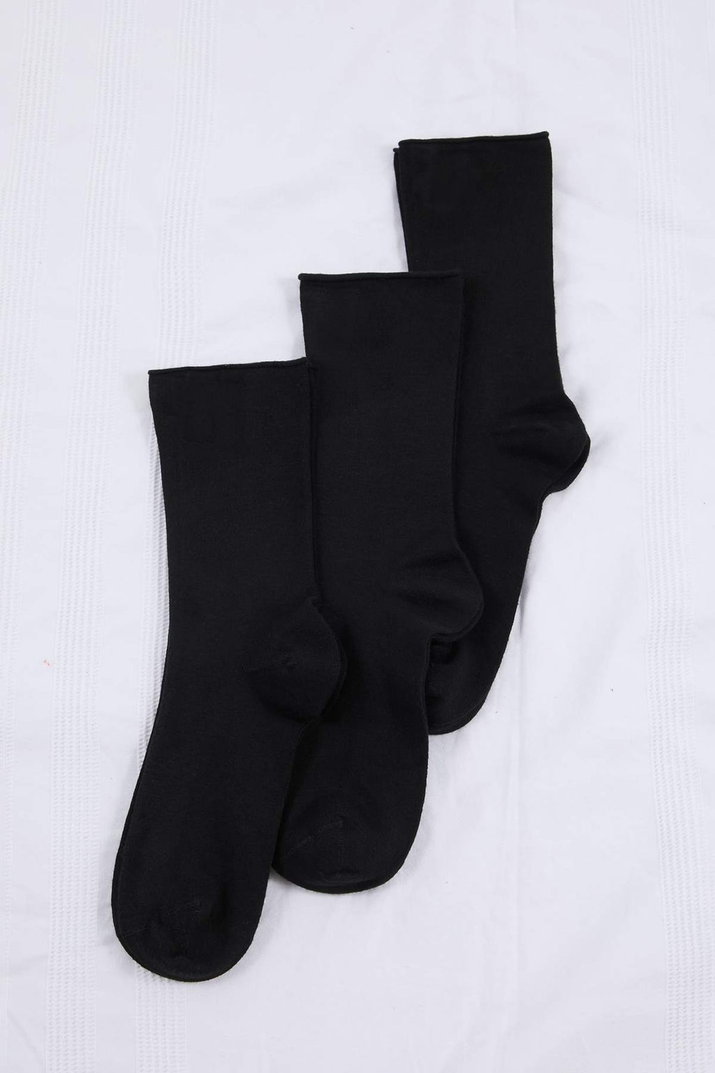 Siyah 3lu Duz Jakar Orme Corap THMSS26CO00007