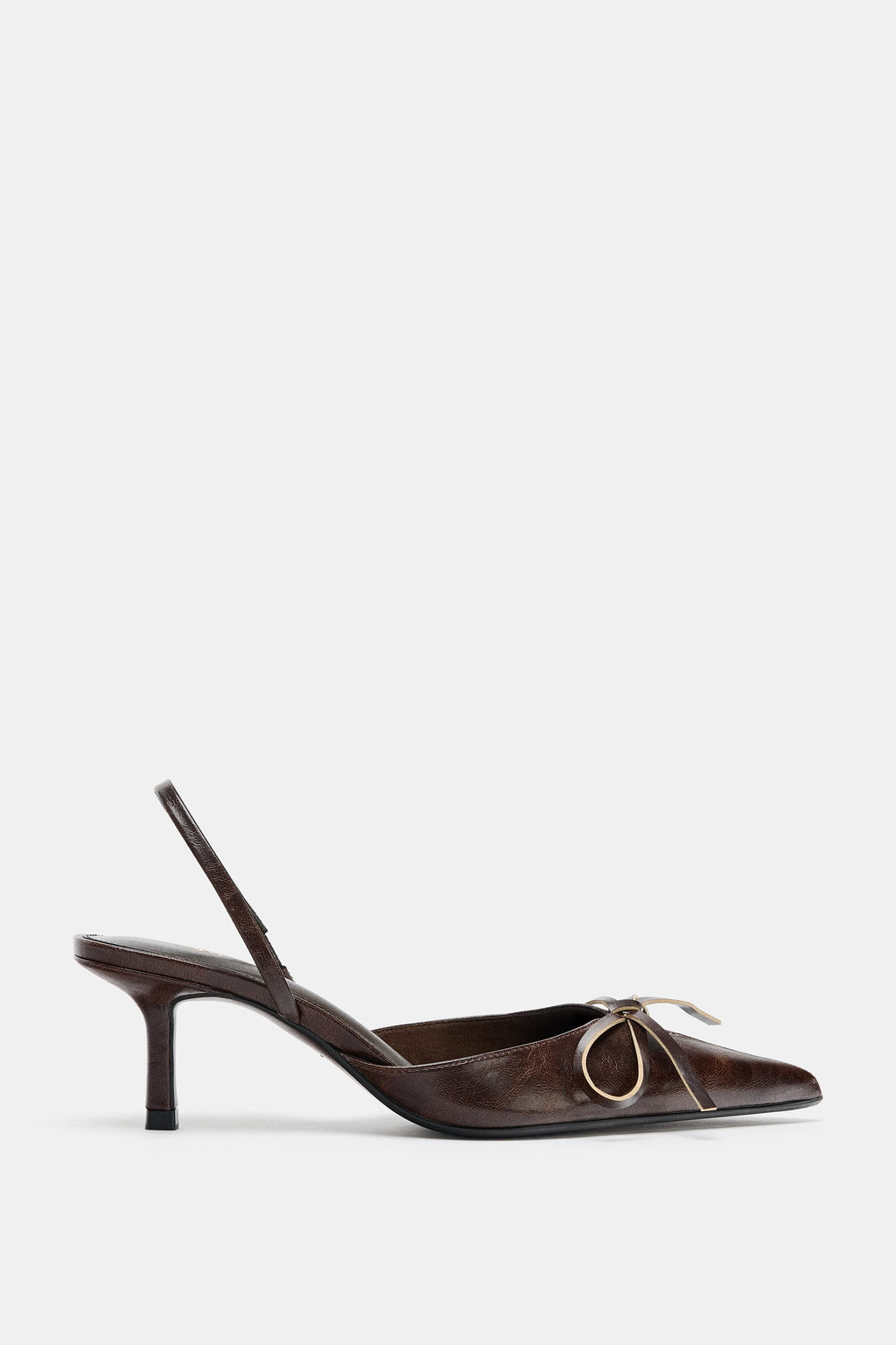 SLINGBACK SHOES WITH BOW - Zara фото 10