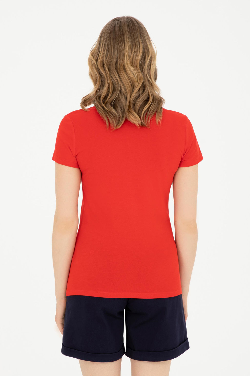 Женская красная футболка - U.s. polo assn фото 12