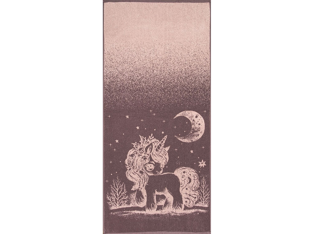 Полотенце махровое 6с102.411ж1 Волшебная ночь(т.с.мальв1) 67х150см