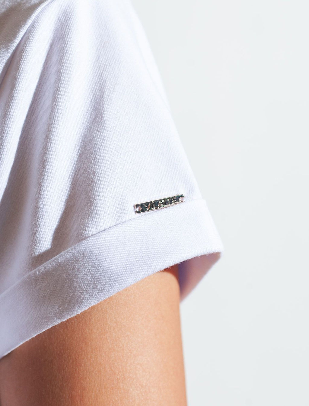 Свободная футболка с принтом из премиального хлопка с эластаном - Vilatte фото 8