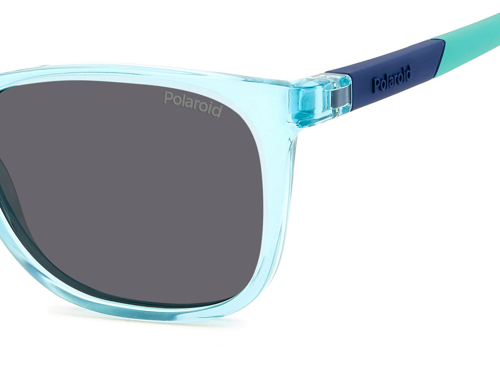 Солнцезащитные очки Polaroid Kids PLD 8058/S Лазурный, детские