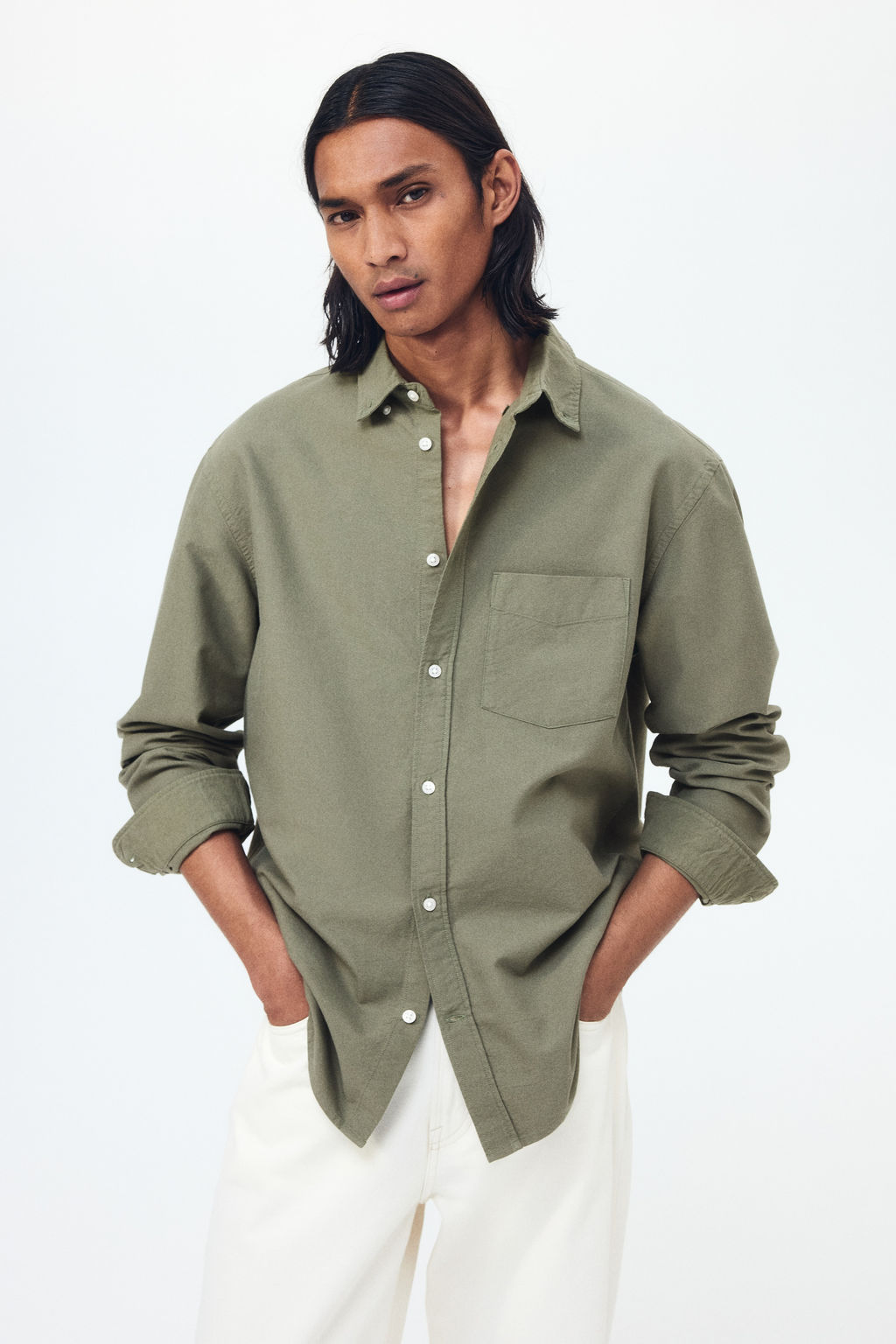 Camisa Oxford Regular Fit - H&m фото 10