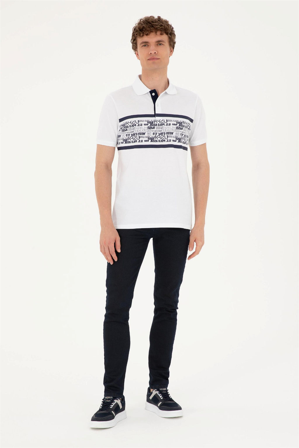 U. S. Polo Assn / Мужские темно-синие джинсовые брюки - U.s. polo assn фото 3