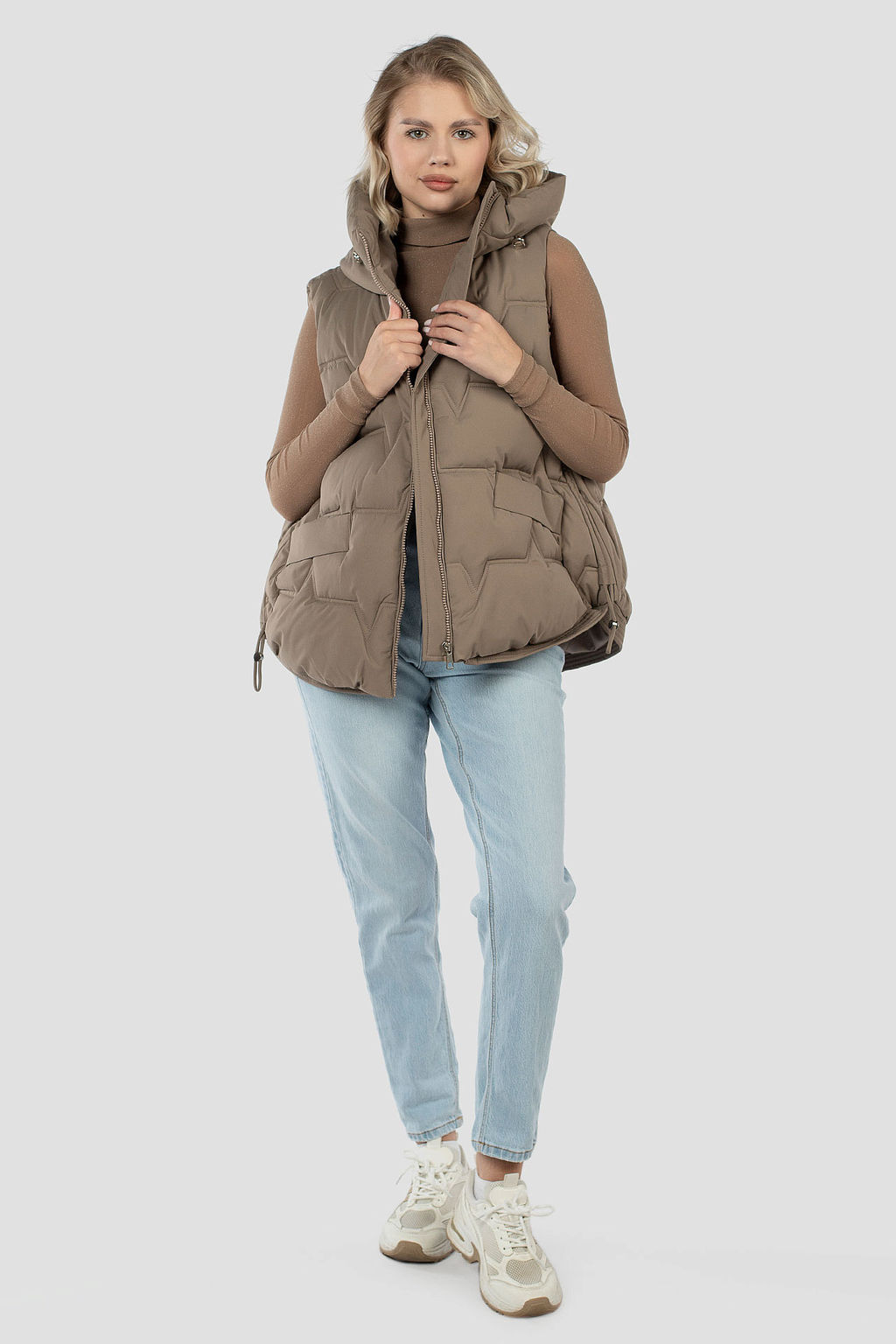 04-3070 Куртка женская демисезонная (синтепон 150) - El podio фото 4