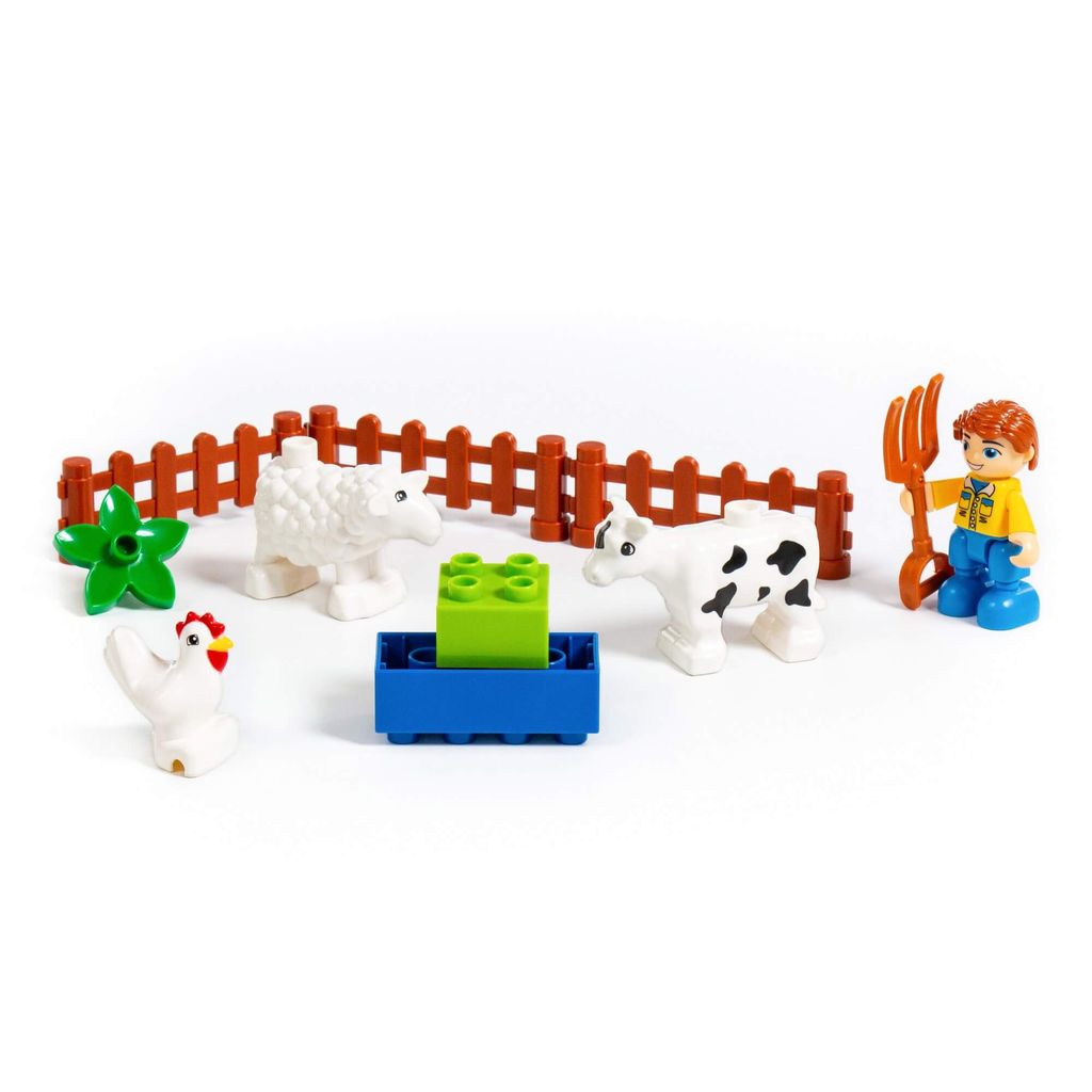 Конструктор Макси - Весёлая ферма (50 элементов) (в коробке) - Полесье фото 6