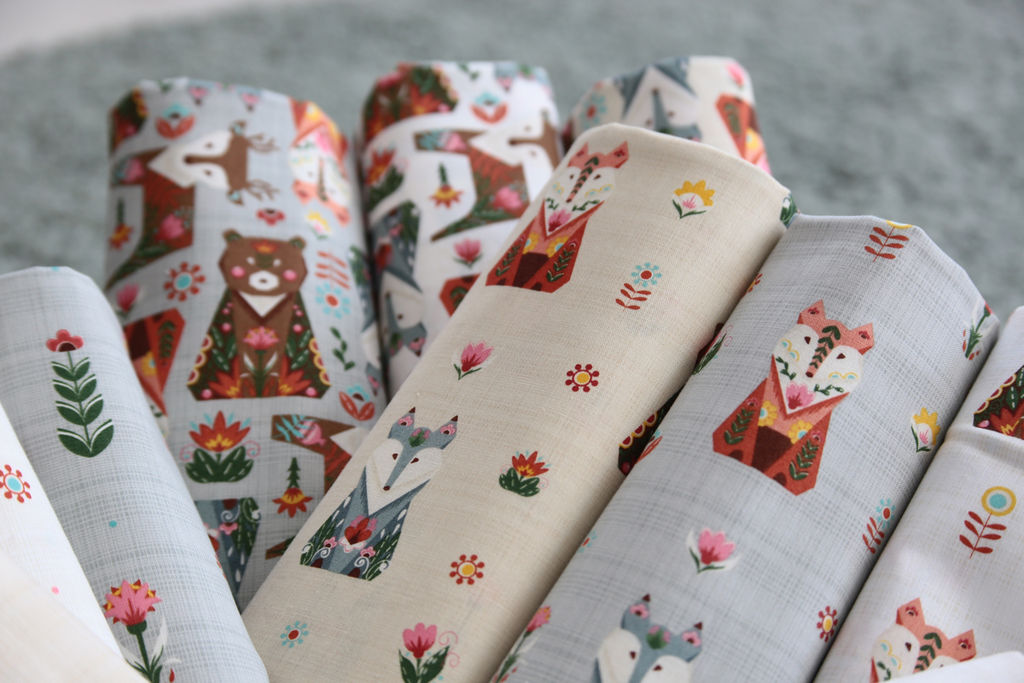 Ткань для пэчворка PEPPY ЛЕСНЫЕ ЖИТЕЛИ ФАСОВКА 50 x 55 см 146 г/кв.м 5 100% хлопок