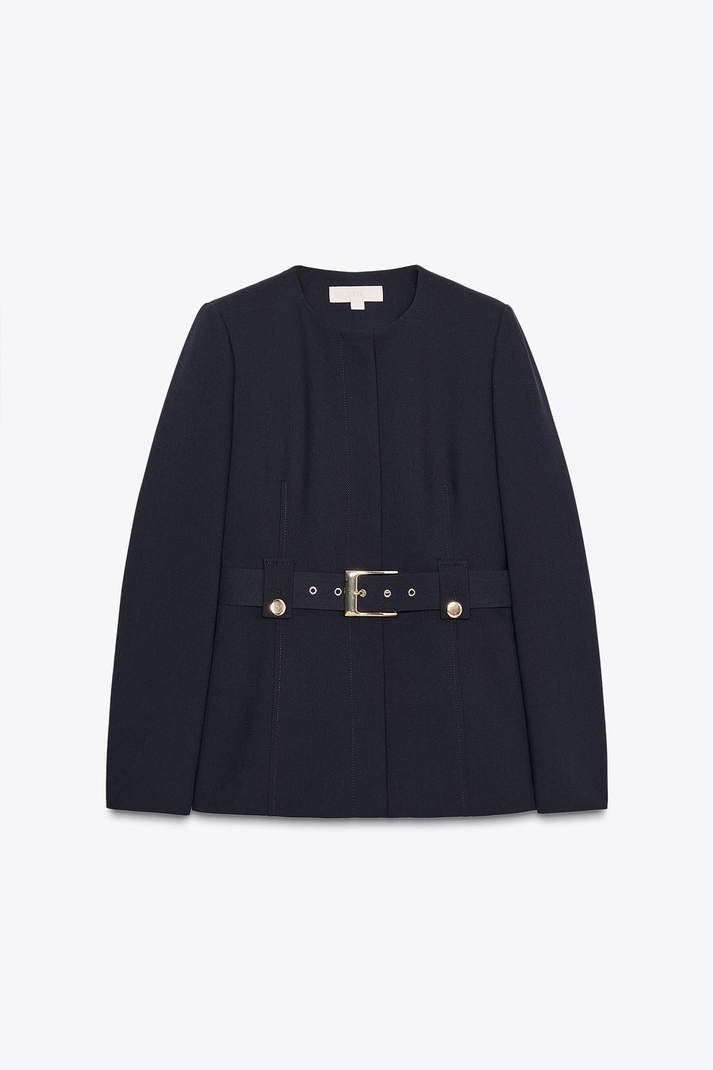 FITTED BLAZER WITH BELT - Zara фото 5
