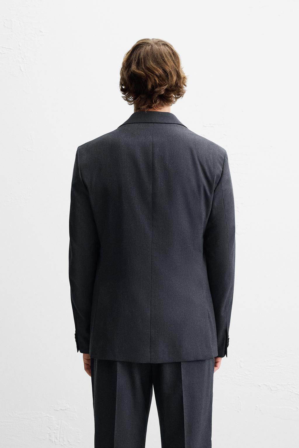 HOUNDSTOOTH SUIT BLAZER - Zara фото 21