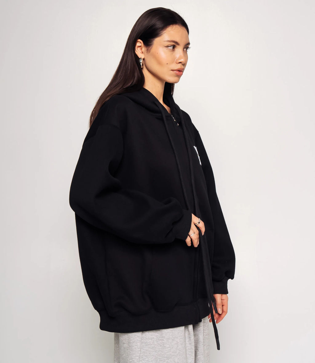 Толстовка #КТ001 (13), чёрный