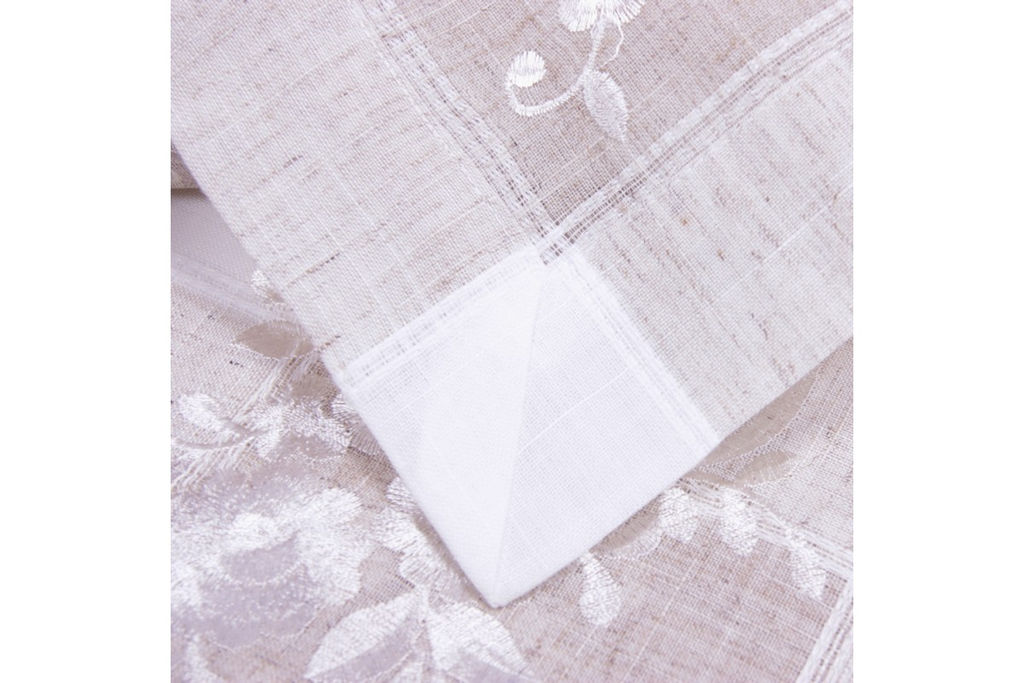 Скатерть текстильная имитация льна с вышивкой Каприз 11 - Наталья-текстиль фото 7