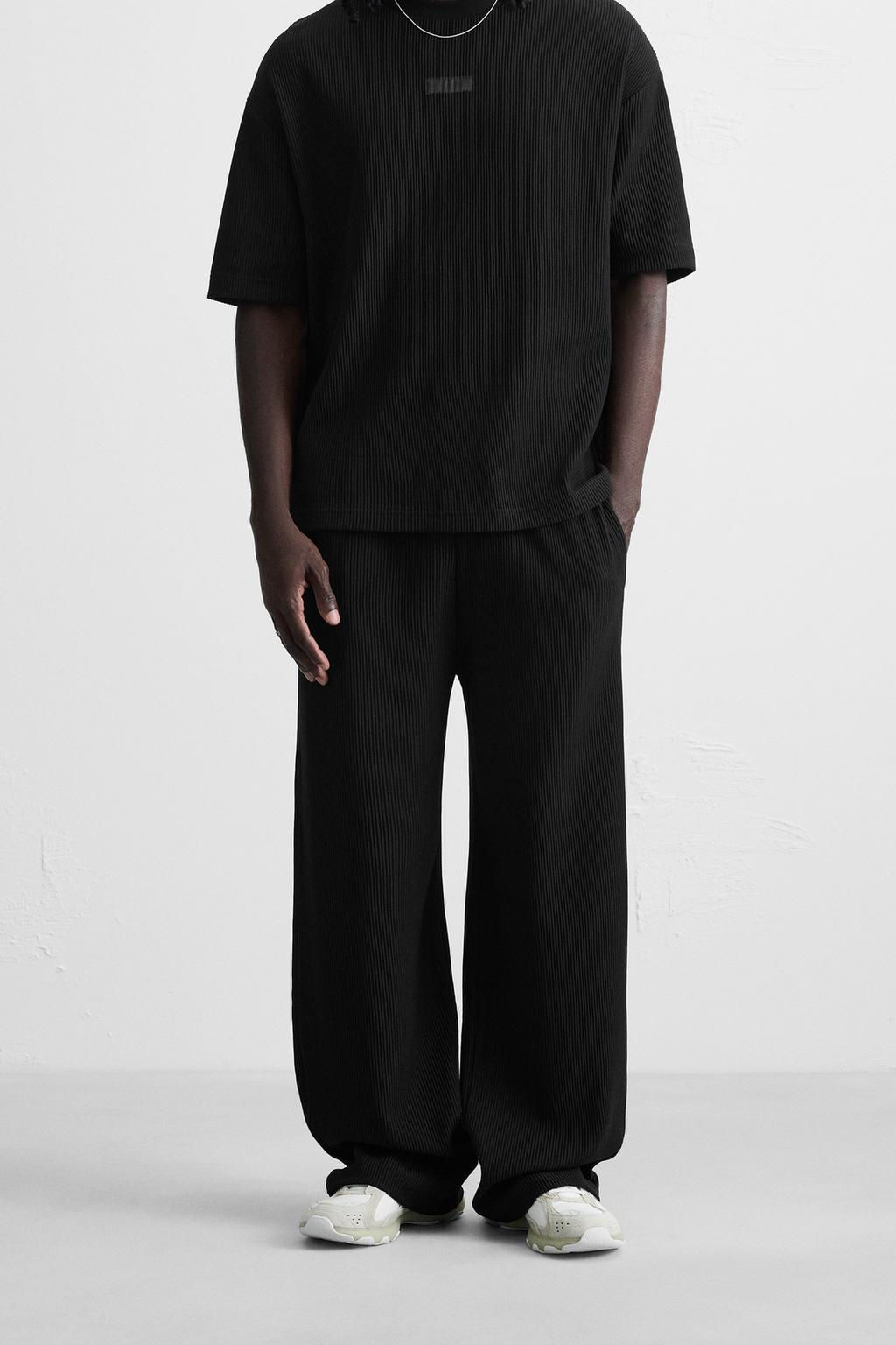VERTICAL TEXTURED JOGGERS - Zara фото 2