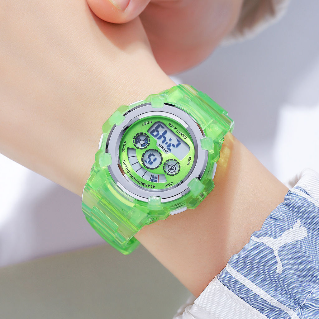 Часы наручные Skmei женские электронные спортивные 2156green