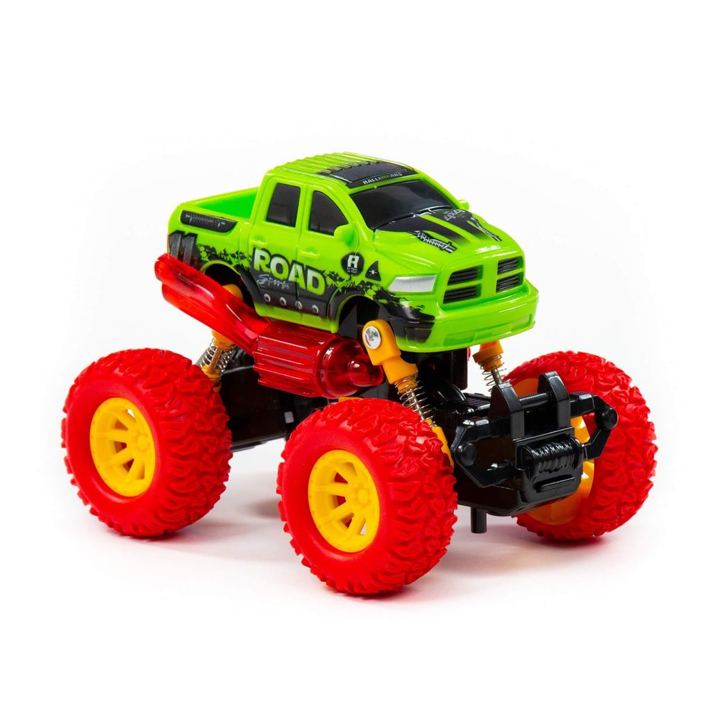 Монстр РАЛЛИ - Рейд, автомобиль инерционный (со светом и звуком) (в пакете) - Полесье фото 4