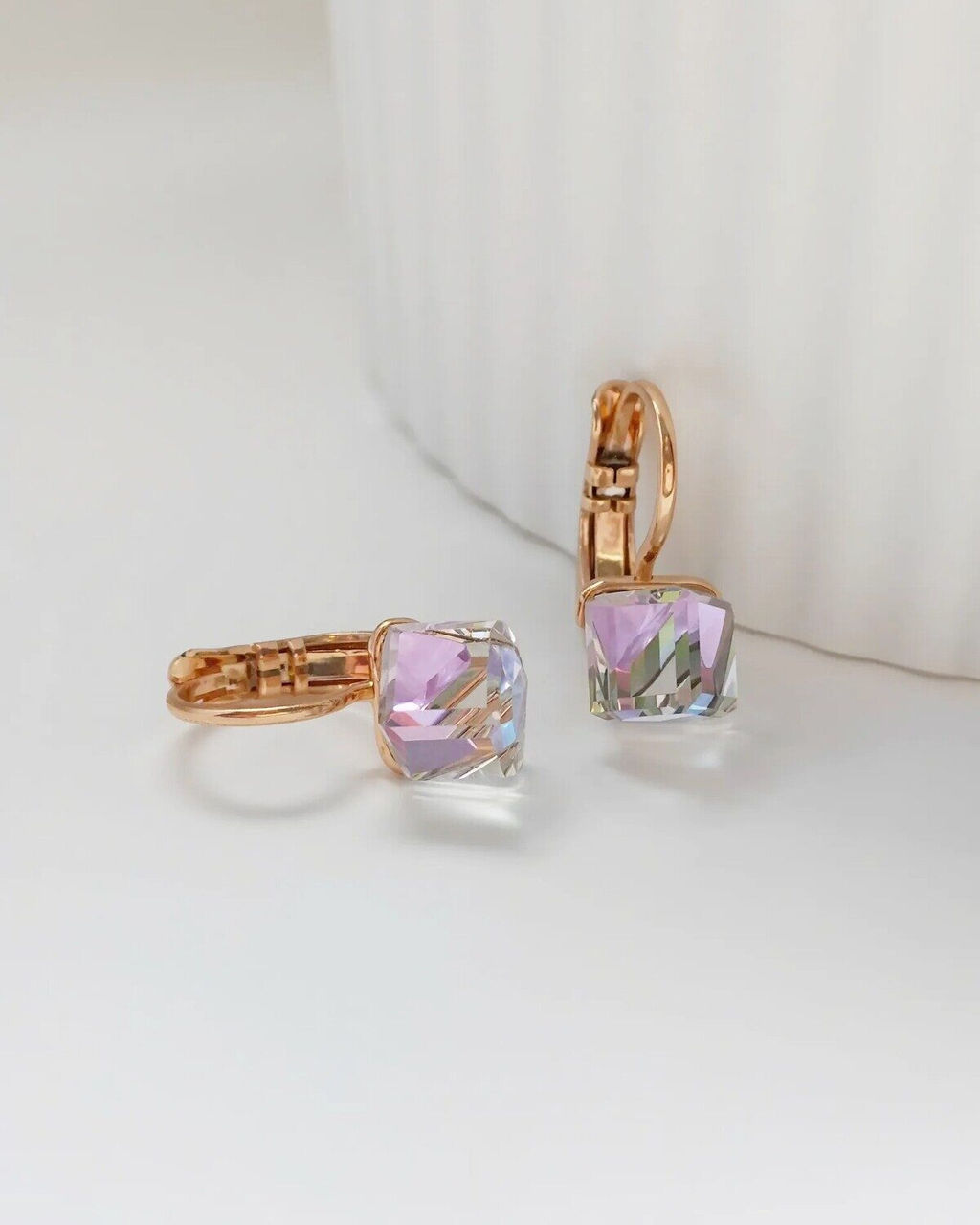 Серьги с кристаллами Swarovski