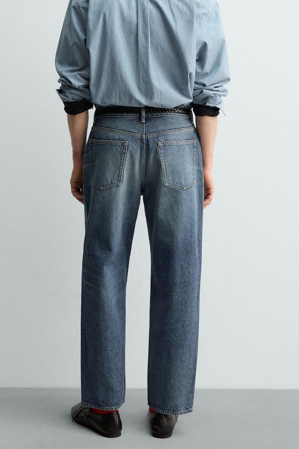 AARON LEVINE X ZARA RELAXED STRAIGHT-LEG JEANS фото 22