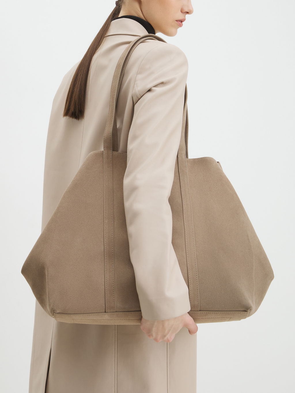 Женский шоппер TENDANCE Артикул 4352542, пыльно-бежевый фото 2