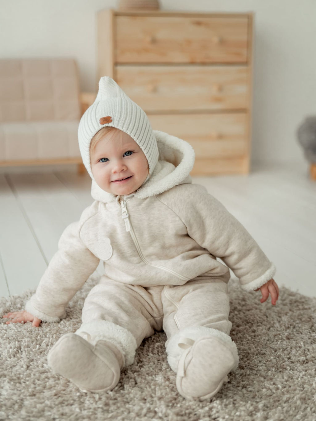 Моксы на меху Ванильный пудинг 0+ - Bungly фото 7