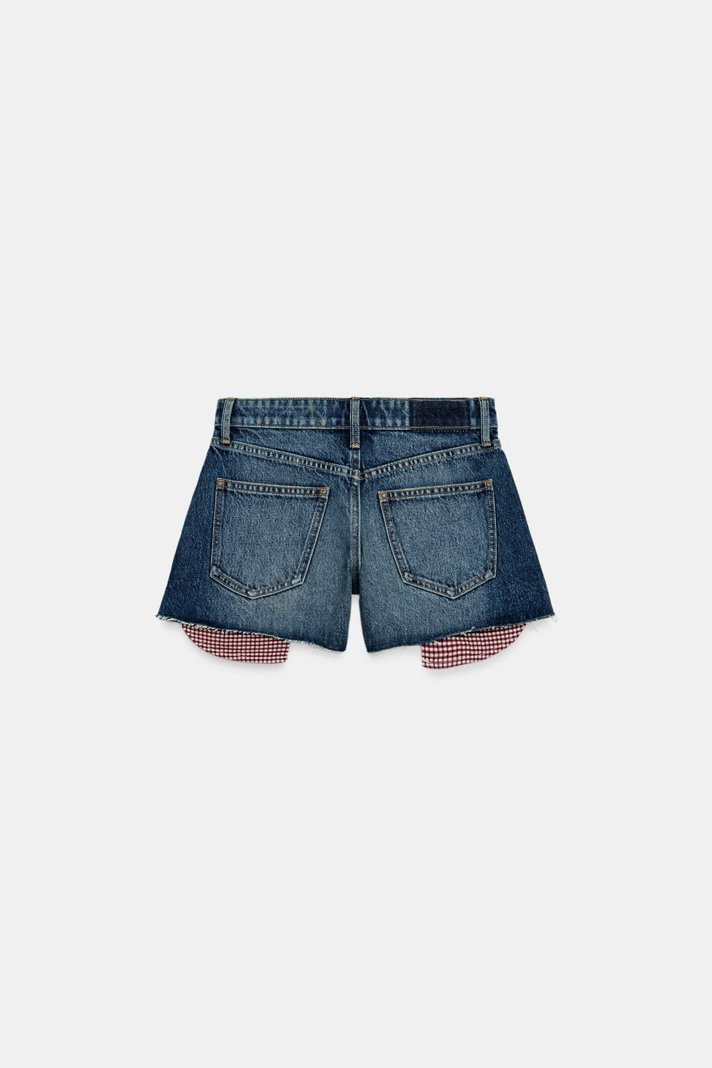 SHORTS Z1975 MOM FIT BAJO DESHILACHADO / Azul - Zara фото 8