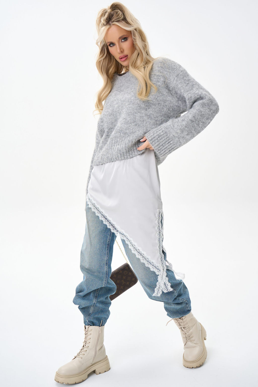 Топ Эли (серый) - Эльза фото 14