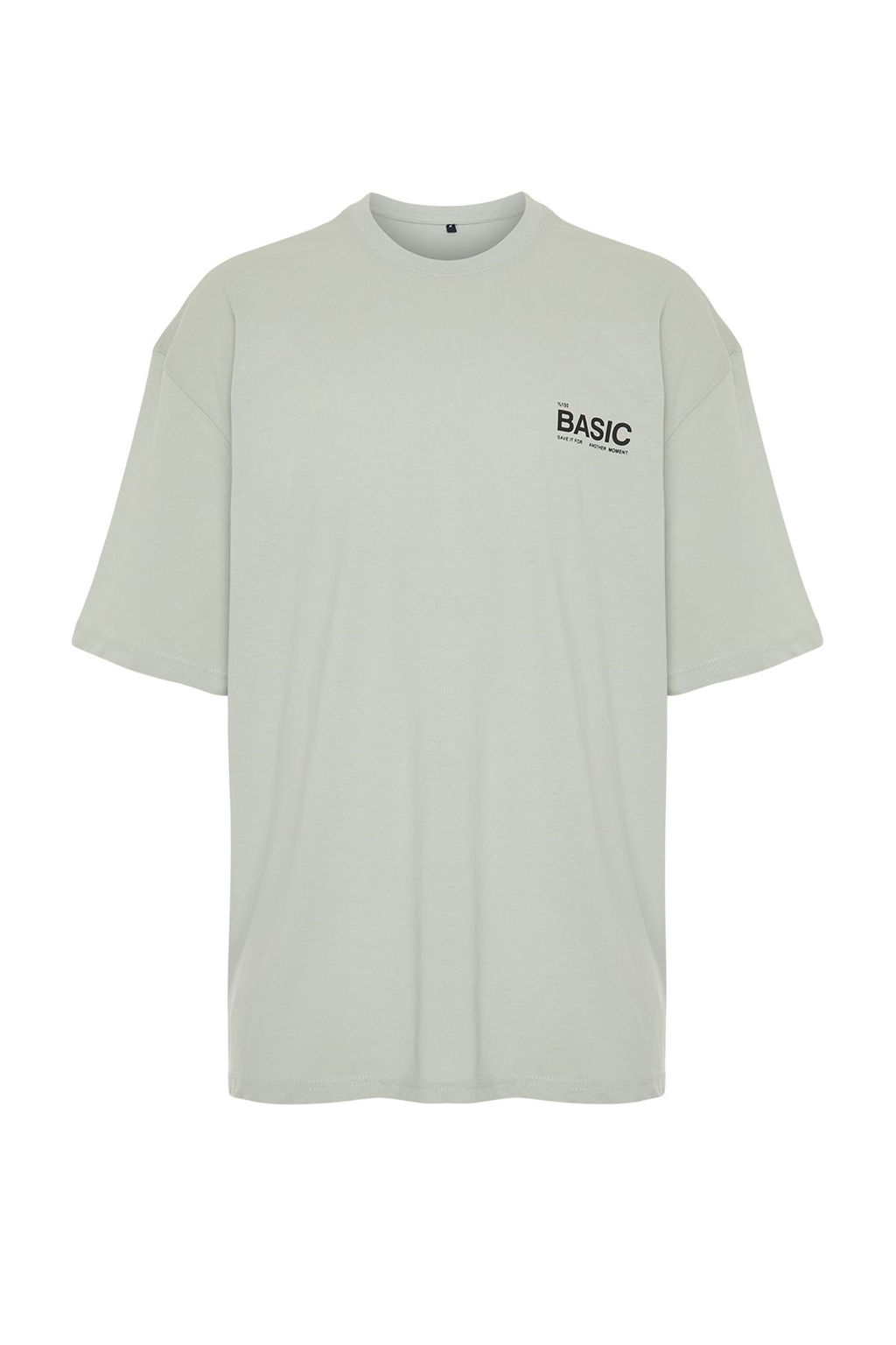 TRENDYOL MAN Gri Oversize Bisiklet Yaka Slogan Orme T-Shirt TMNSS23TS00263 - Trendyolmilla фото 27