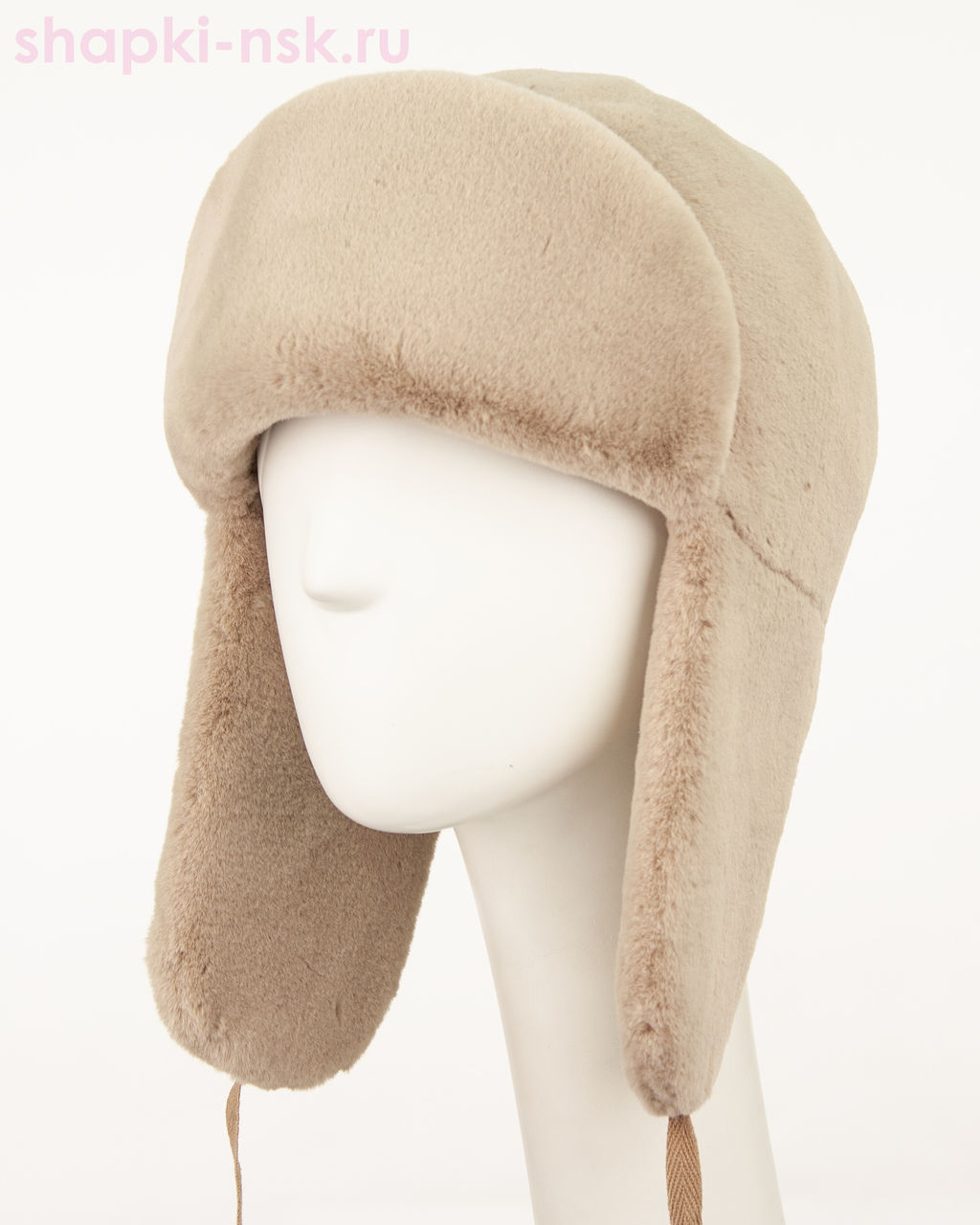 Каникулы экомех Кролик Ушанка женская (56-58)