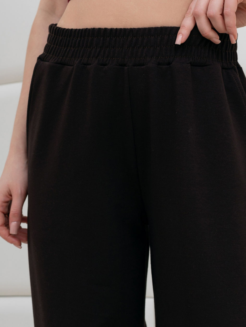 Брюки Бейс из футера с вискозой - Виотекс фото 26