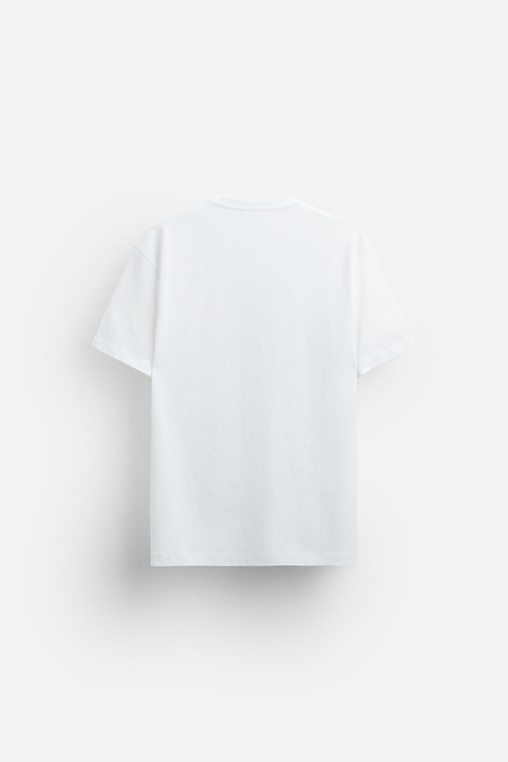 BASIC MEDIUM WEIGHT T-SHIRT - Zara фото 8