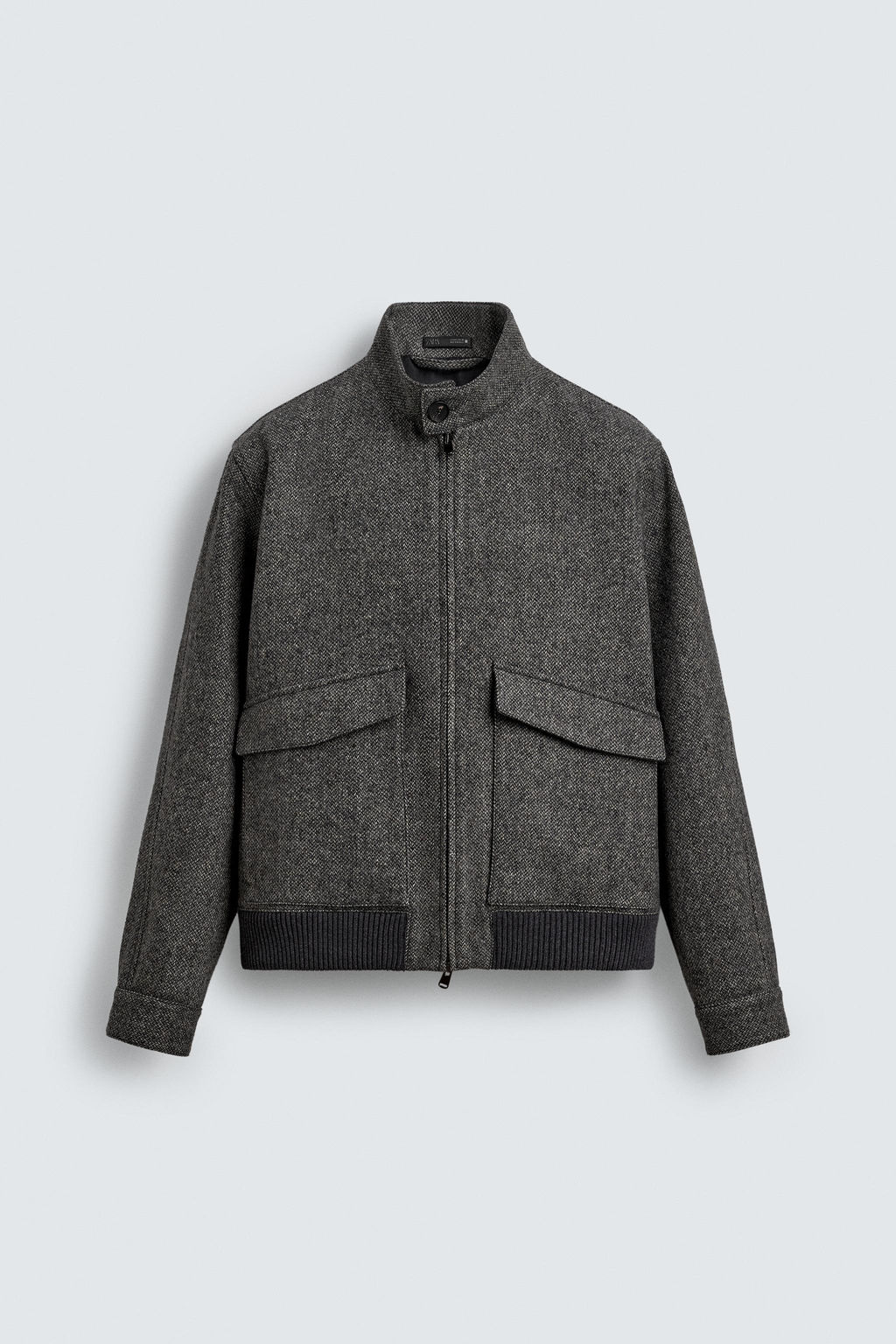 CONTRAST TEXTURED JACKET - Zara фото 13