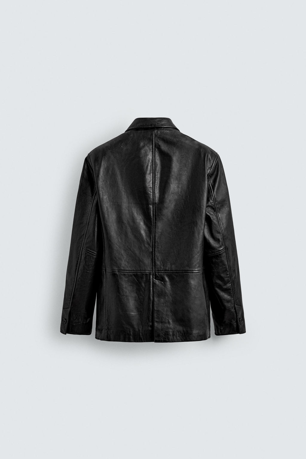 LEATHER BLAZER - Zara фото 9
