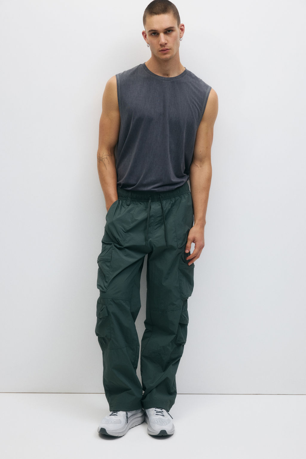 Pantal?n cargo repelente al agua Loose Fit - H&m фото 3