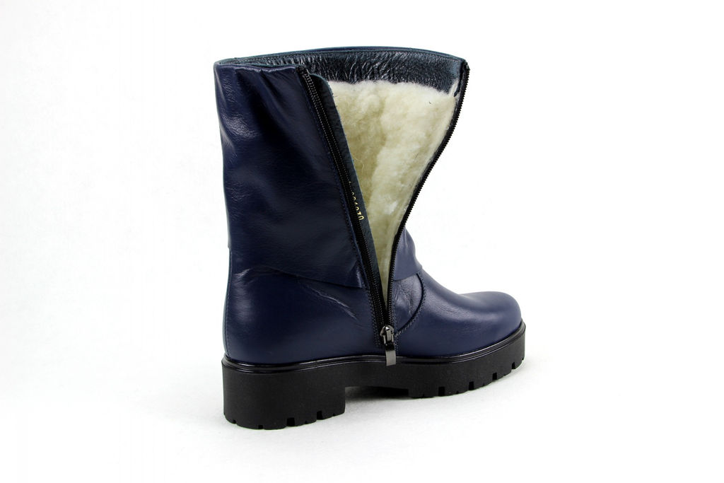 Полусапоги 230.astra7.blue/Шерсть
