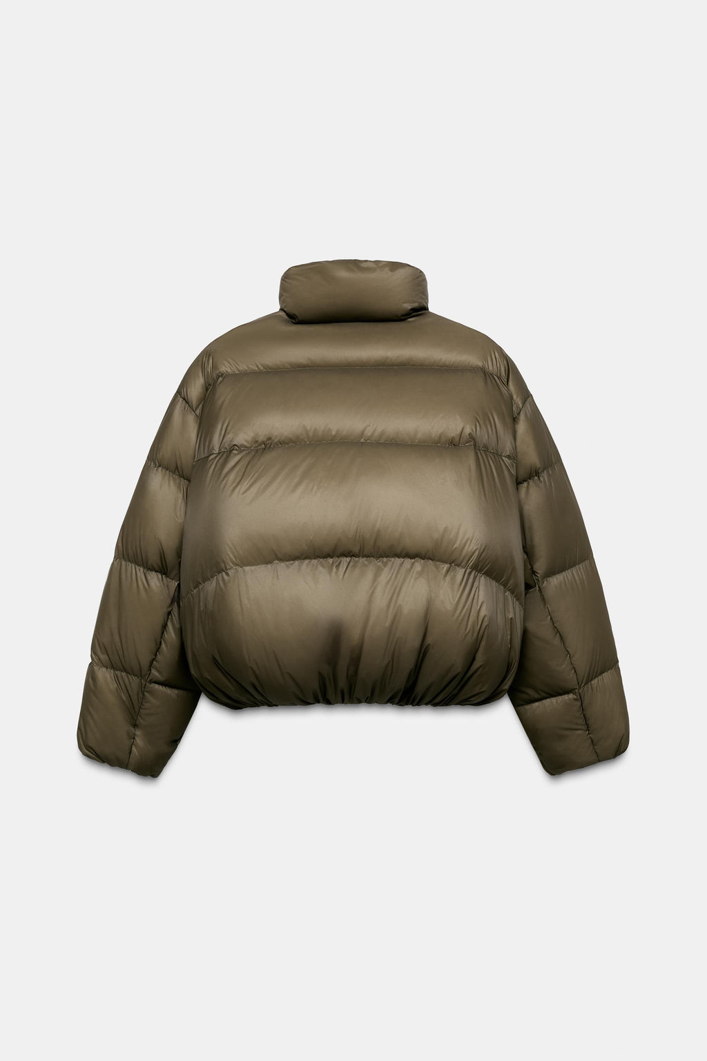 SHORT WATER-REPELLENT WINDPROOF PUFFER JACKET - Zara фото 7