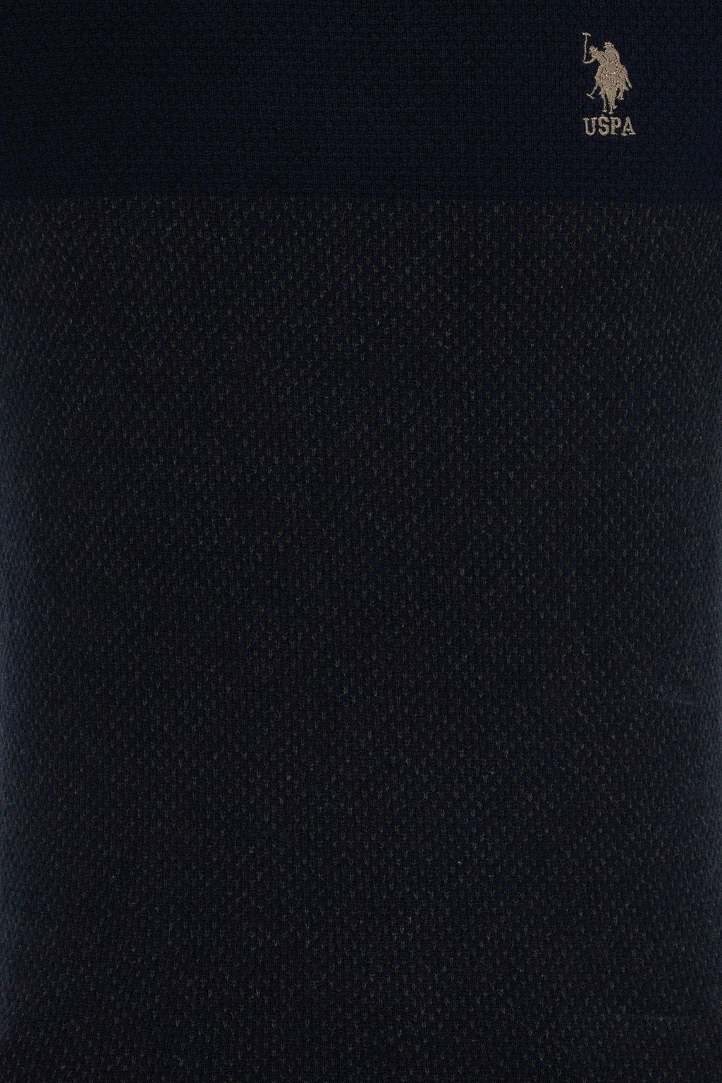 Мужской темно-синий вязаный свитер - U.s. polo assn фото 6